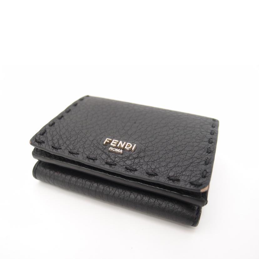 FENDI フェンディ/セレリアコンパクト財布/ブラック/082*****/ABランク/69【中古】 FENDI（フェンディ） フェンディ/セレリアコンパクト財布/ブラック/082