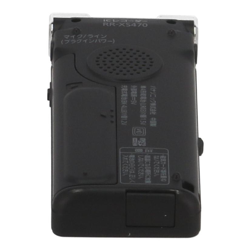 Panasonic パナソニック/ICレコーダー/RR-XS470/YA7SA001986/B Panasonic パナソニック/ICレコーダー/RR-XS470/YA7SA001986/B