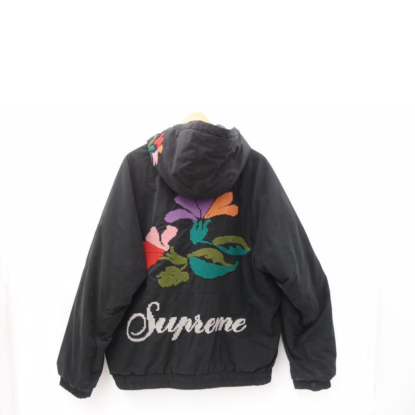 Supreme シュプリーム/Needlepoint Hooded Jacket黒/Bランク/69【中古