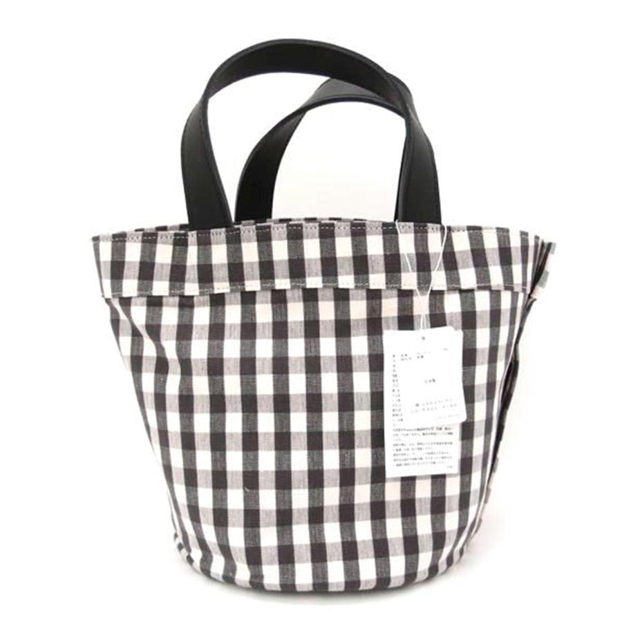 LUDLOW ラドロー　ギンガムチェック　バッグ　ブラック　美品 LUDLOW ラドロー/ギンガムチェックバッグ/Sランク/69【中古