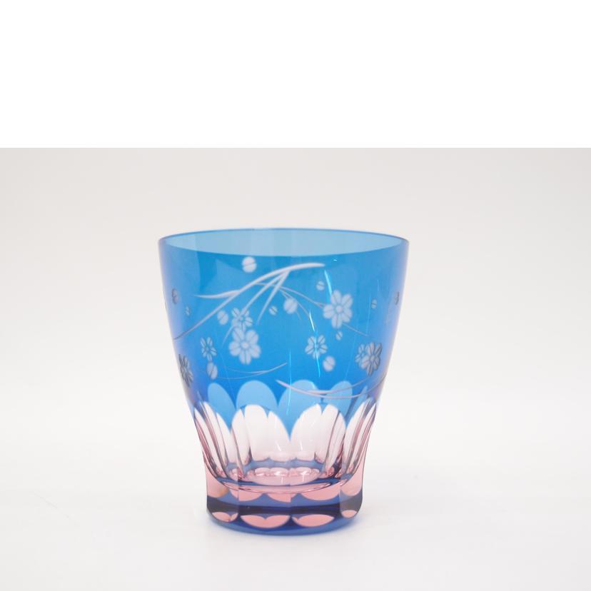 SAIHOU 彩鳳/江戸切子 彩鳳/ミニオールド ブルーピンク/Sランク/69【中古】の画像