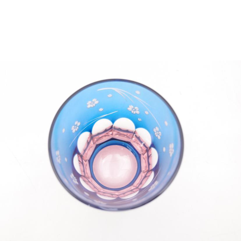 SAIHOU 彩鳳/江戸切子 彩鳳/ミニオールド ブルーピンク/Sランク/69【中古】の画像