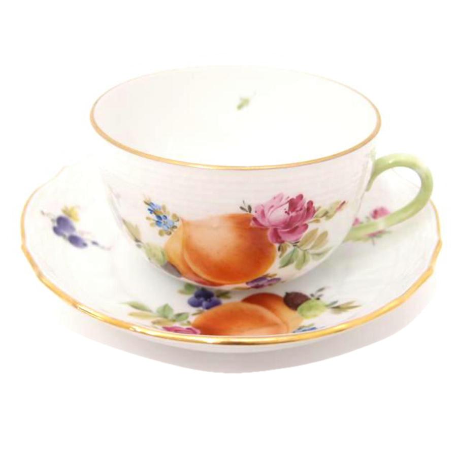 HEREND ヘレンド/ティーカップ＆ソーサー フルーツコンポジション/Aランク/69【中古】 HEREND ヘレンド/ティーカップ＆ソーサー フルーツコンポジション/A
