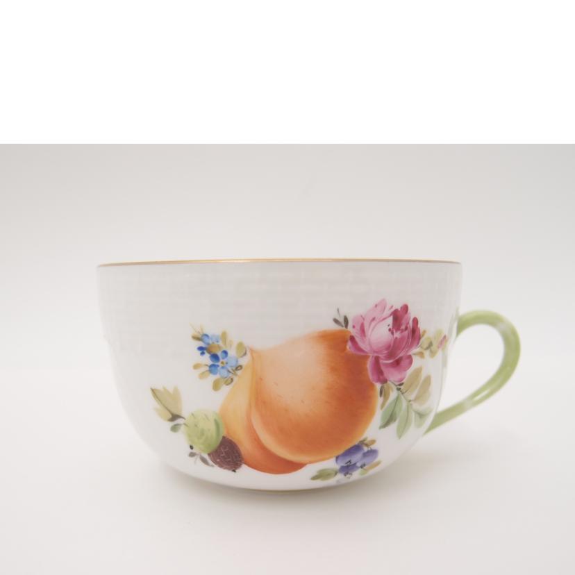 HEREND ヘレンド/ティーカップ＆ソーサー フルーツコンポジション/Aランク/69【中古】 HEREND ヘレンド/ティーカップ＆ソーサー フルーツコンポジション/A