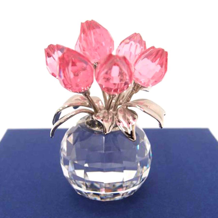 SWAROVSKI（スワロフスキー） スワロフスキー/置物 チューリップローズ