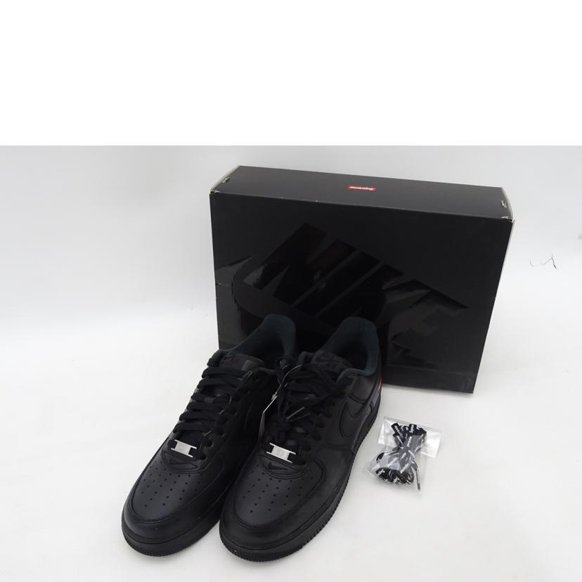 NIKE×Supreme ナイキ×シュプリーム/エアフォース1LOW/BK/CU9225-001/S