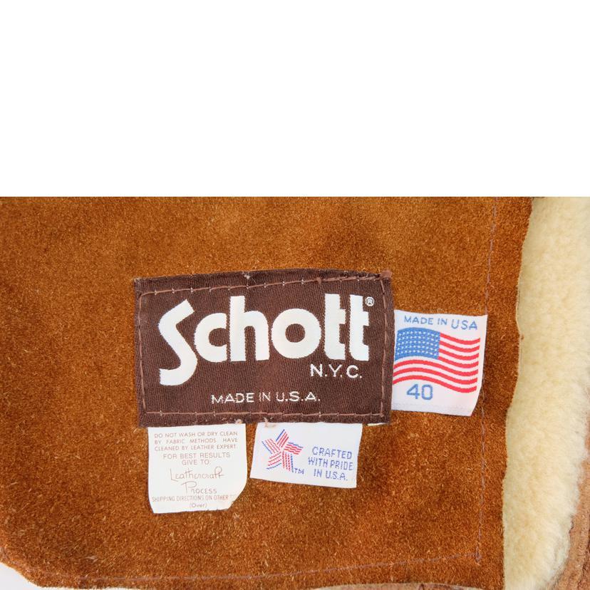 Schott N.Y.C（ショット） Schott ショット/ムートンランチコート/40