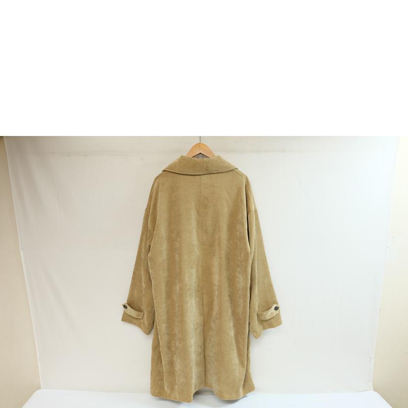 コーデュロイロングコート ZARA コーデュロイ ロングコート ブラウン - メルカリ