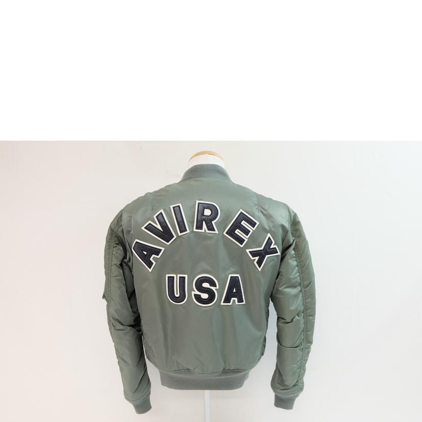 ☆AVIREX MA-1 フライトジャケット コマーシャルロゴ 6132079☆ ☆AVIREX MA-1 フライトジャケット コマーシャルロゴ 6132079