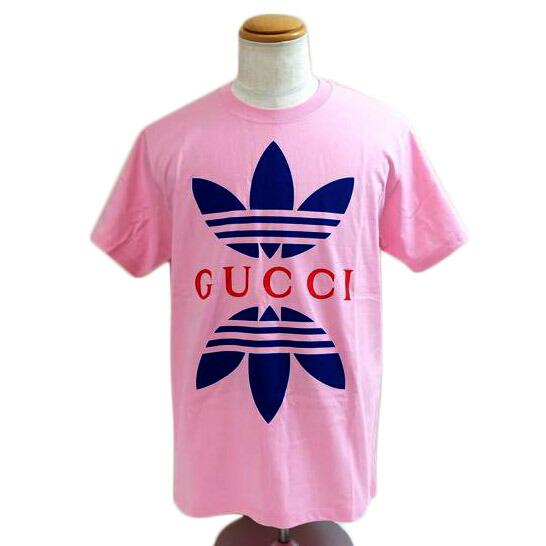 GUCCI×adidas グッチ×アディダス/ロゴプリントTシャツ/548334/XS