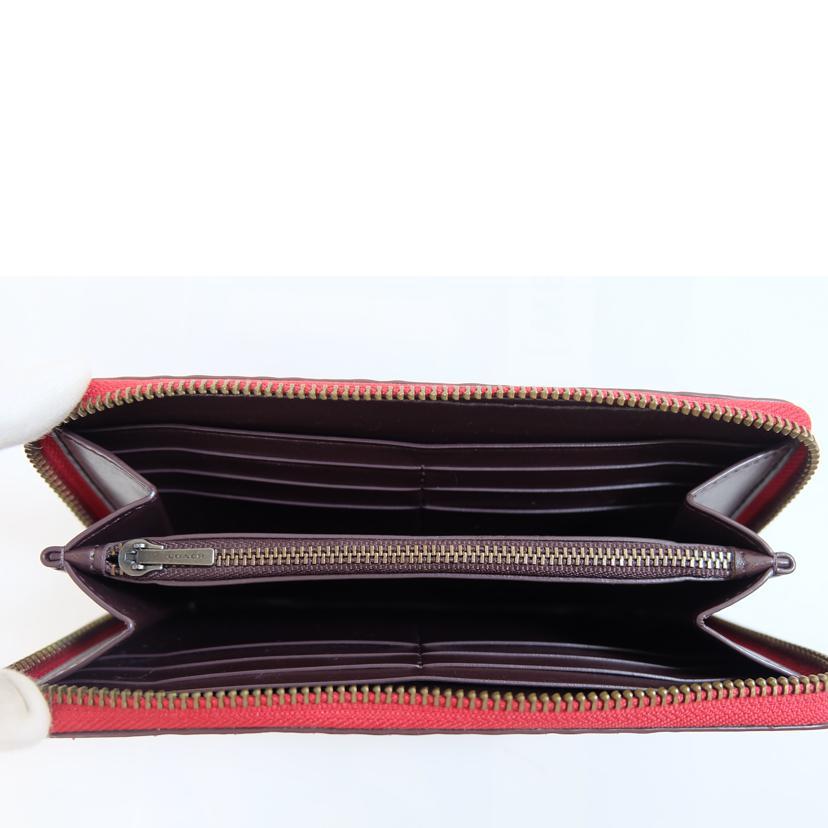 COACH コーチ/ リベットレザーアコーディオンジップウォレット/76273/E19**/コーチ/SAランク/71【中古】 COACH（コーチ） コーチ/ リベットレザーアコーディオンジップ