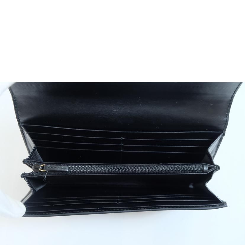 GUCCI 長財布　インターロッキング　長財布　レザー　ブラック　369663 br>GUCCI グッチ/インターロッキングGシマレザー長財布/369663/525