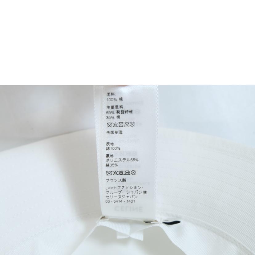 CELINE（セリーヌ） セリーヌ/バケットハット白/2AU5896P/M/メンズ雑貨