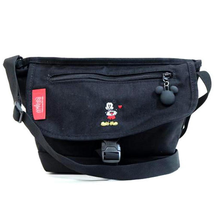 マンハッタンポーテージ ミッキー コラボ メッセンジャーバッグ 黒 br>Manhattan Portage マンハッタンポーテージ/ミッキーマウスコラボ