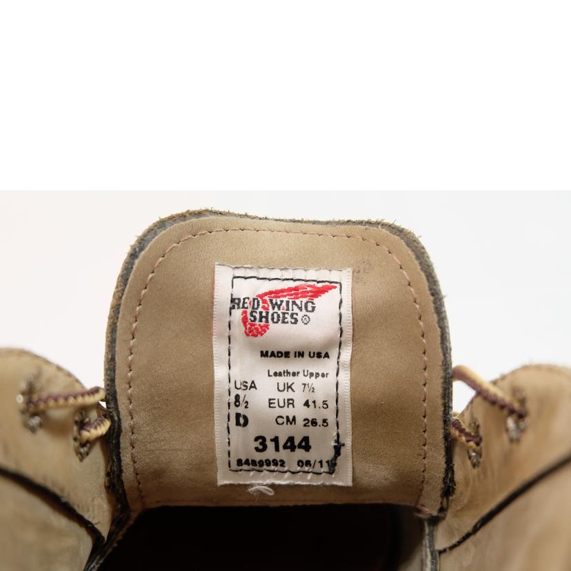 靴 RED WING SHOES 3144 RED WING SHOES（レッドウィング） RED WING レッドウィング/チャッカ