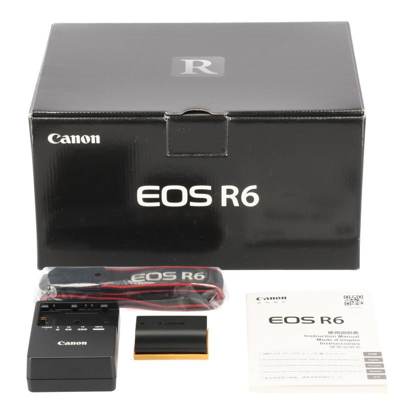 Canon キャノン/ミラーレス一眼/EOS R6 ボディ/21102800030/Aランク/71【中古】 キヤノン（Canon） キャノン/ミラーレス一眼/EOS R6 ボディ