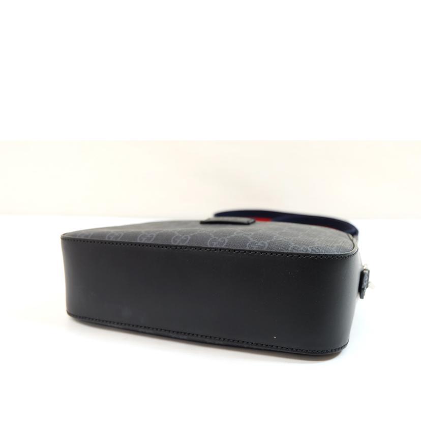 GUCCI グッチ/GGスプリームキャンバスレザークロスボディショルダー  