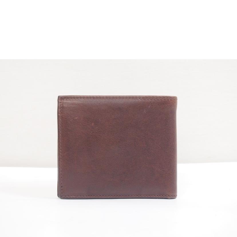 IL BISONTE イルビゾンテ/レザー二つ折り財布/ABランク/71【中古】 IL BISONTE（イルビゾンテ） イルビゾンテ/レザー二つ折り財布/AB