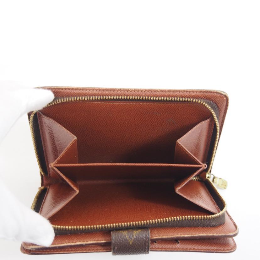 LOUIS VUITTON ルイ・ヴィトン/ポルトパピエ・ジップ/モノグラム/M61207/SP0***/BCランク/71【中古】 LOUIS VUITTON ルイヴィトン ポルトパピエジップ モノグラム 二つ折り