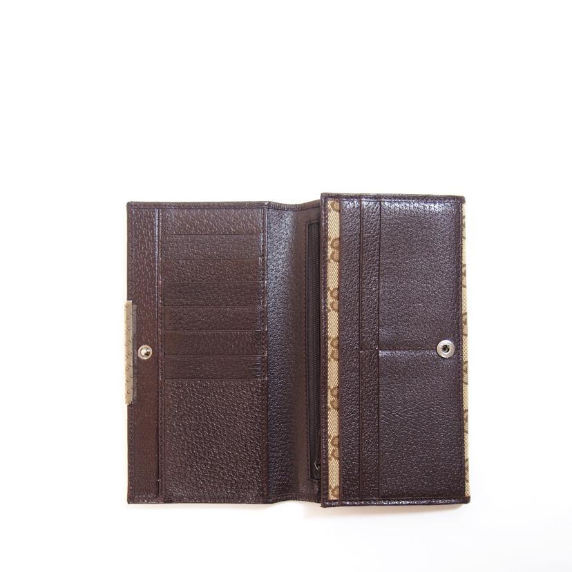 GUCCI（グッチ） グッチ/GGキャンバスフラップ二つ折り長財布/224260