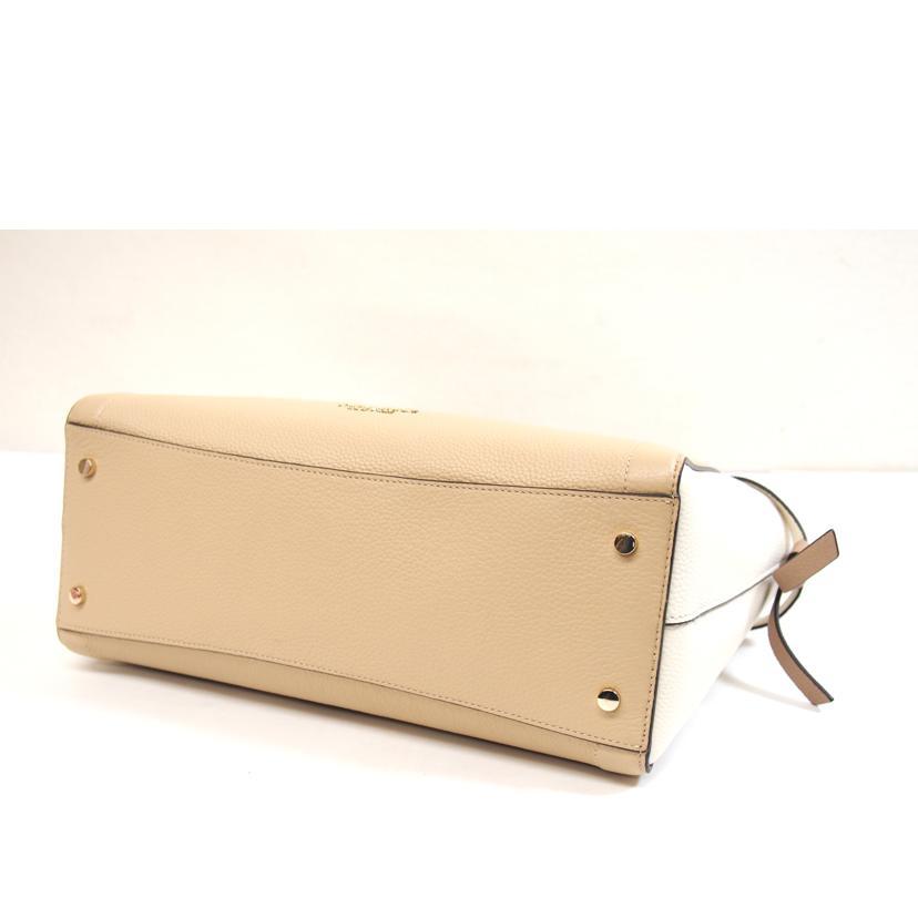 KATE kate spade ケイトスペード/ノットカラーブロックぺブルレザー