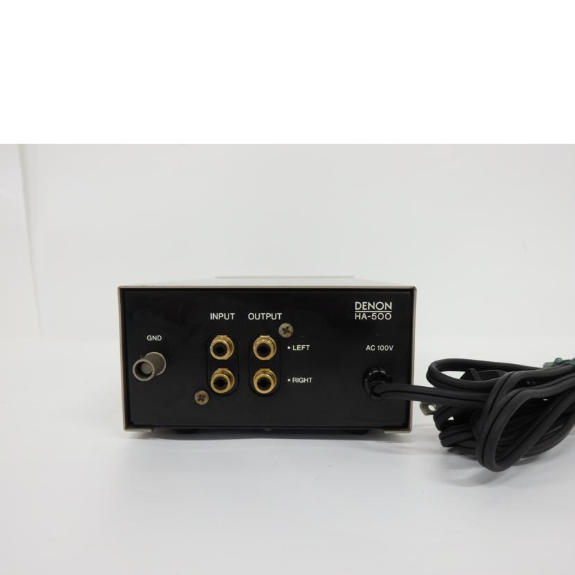 SONY（ソニー） DENON デノン/MCヘッドアンプ/HA-500/111009