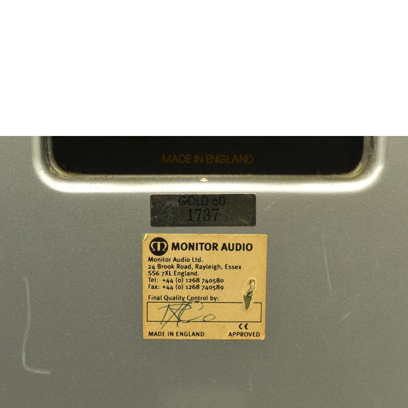monitor audio モニターオーディオ/スピーカー/GOLD60/1737/Bランク/75【中古】の画像