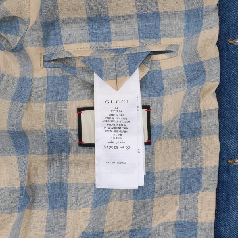 ブルー（ファッション） GUCCI グッチ ジャケット ジージャン