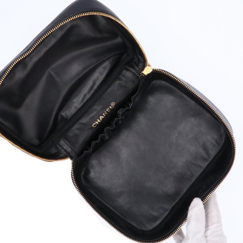 CHANEL シャネル 化粧ポーチ メイクポーチ レディース ブラック CHANEL シャネル 化粧ポーチ メイクポーチ レディース ブラック