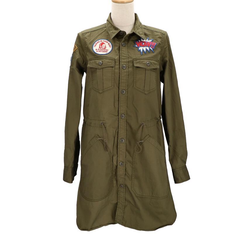 HYSTERICGLAMOUR ヒステリックグラマー/ワッペン付きワンピース  