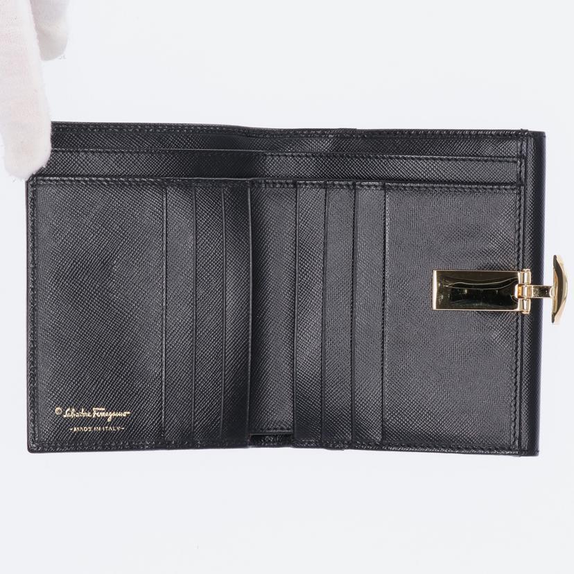 FERRAGAMO（フェラガモ） フェラガモ/ガンチーニレザー二ツ折リ財布