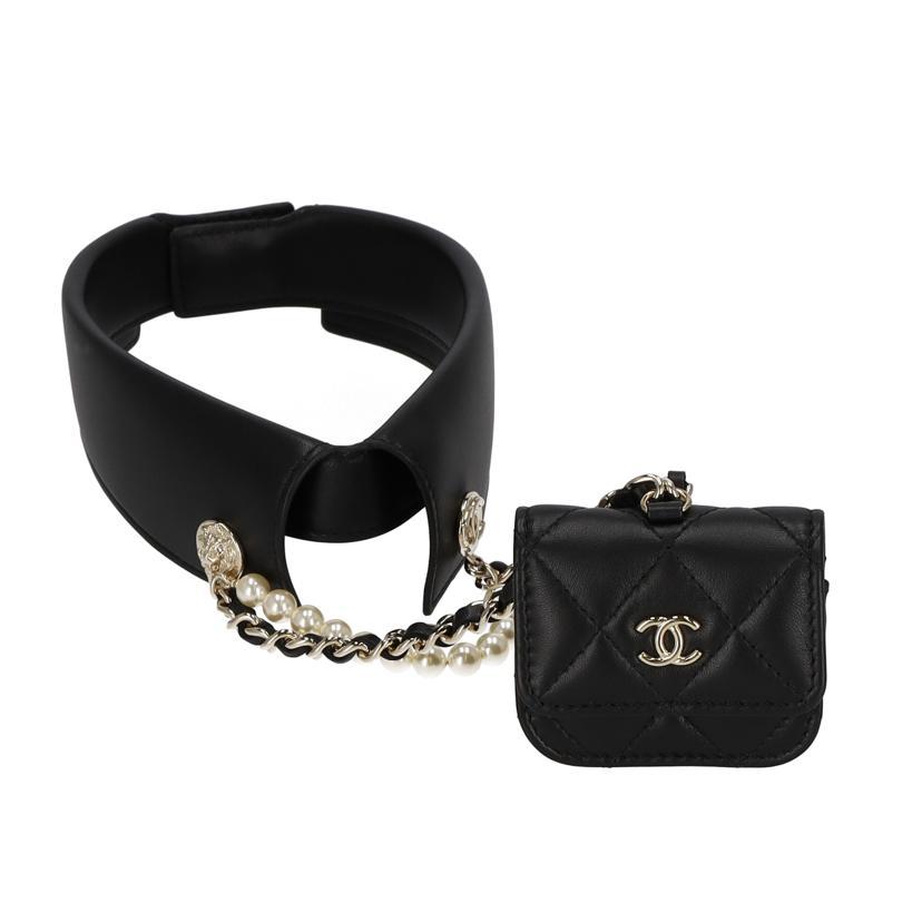 H*A様 シャネル　ミニミニマトラッセ 首下げ　ポーチ　ブラック　ネックレス CHANEL（シャネル） シャネル/ミニマトラッセ襟ポーチ/JHO