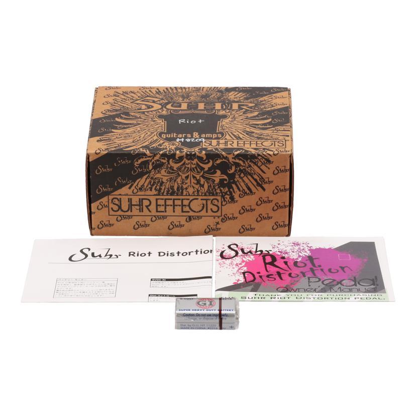 【美品】Suhr Riot ギターエフェクター　ディストーション Riot (Black Edition) | Okada-International