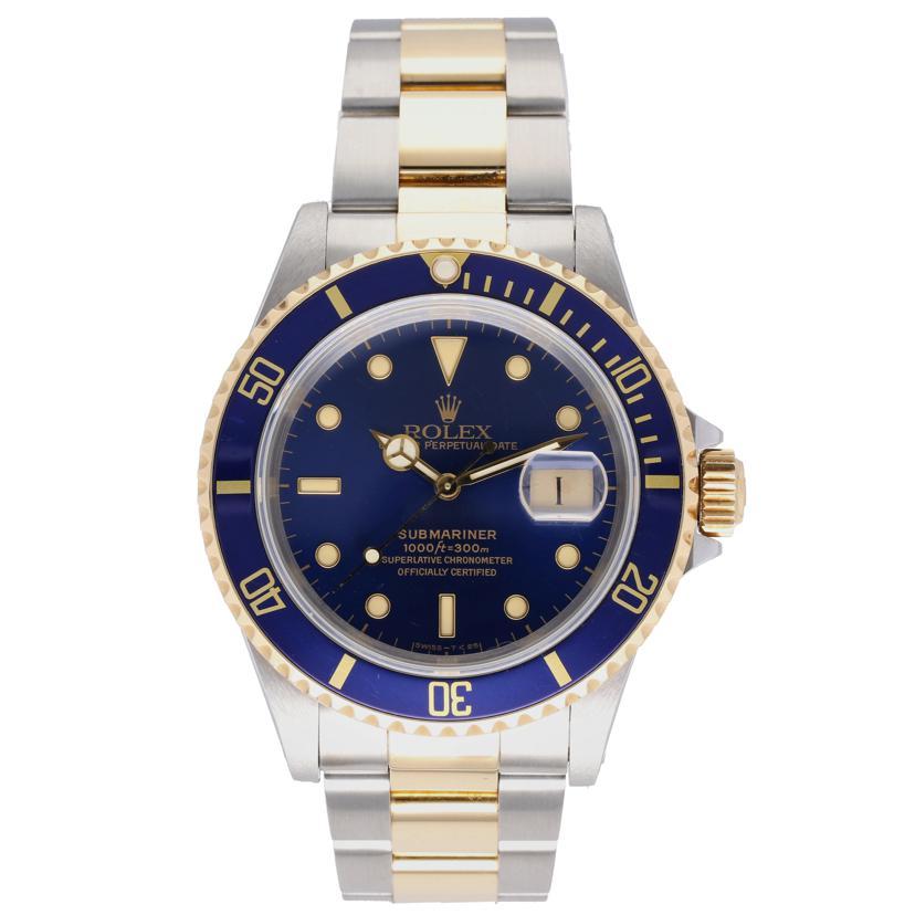 ROLEX ロレックス/サブマリーナデイト/青×金/自動巻/16613/N41****/ROLEX/ABランク/75【中古】 ROLEX（ロレックス） ロレックス/サブマリーナデイト/青×金/自動巻