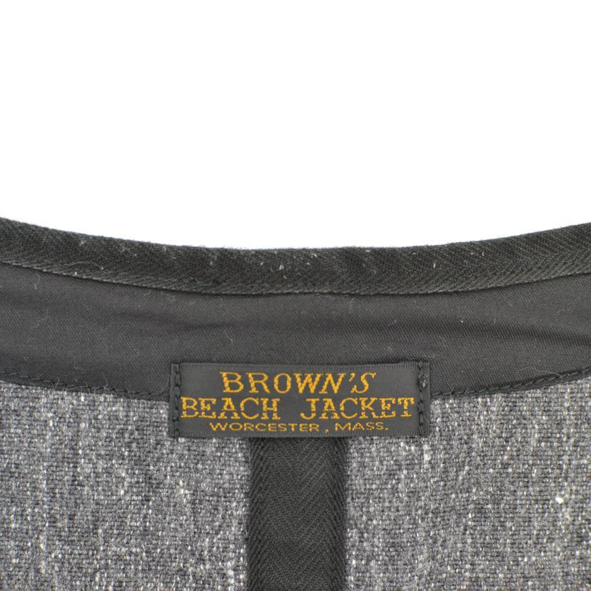 BROWN'S BEACH JACKET ブラウンズビーチジャケット/スプリングベスト/BBJ-018/サイズ:42/Bランク/75【中古】 BROWN'S BEACH JACKET（ブラウンズビーチジャケット） ブラウンズ