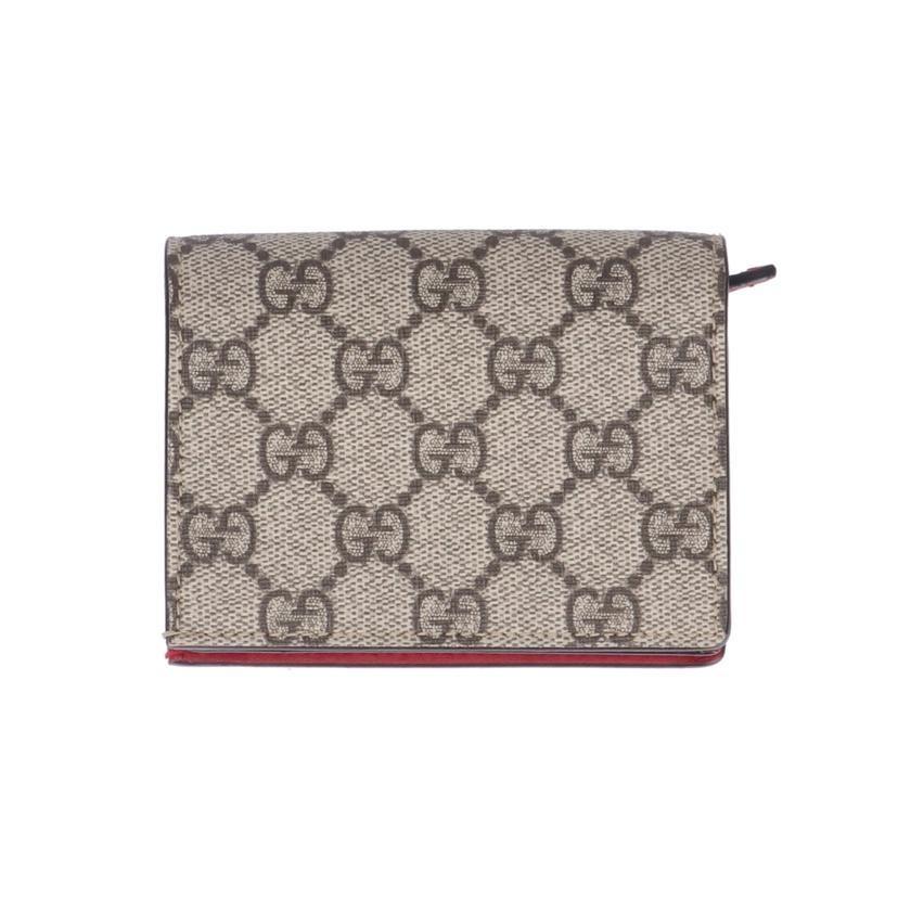 GUCCI グッチ/GGスプリームチェリー二つ折り財布/476050/209*/A