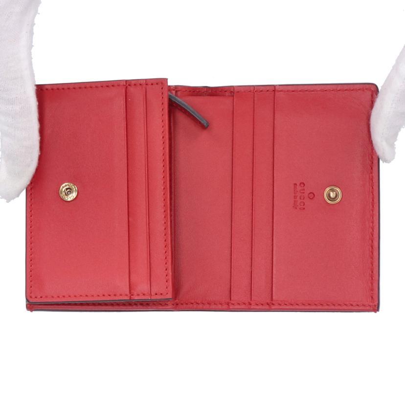 GUCCI（グッチ） グッチ/GGスプリームチェリー二つ折り財布/476050/209