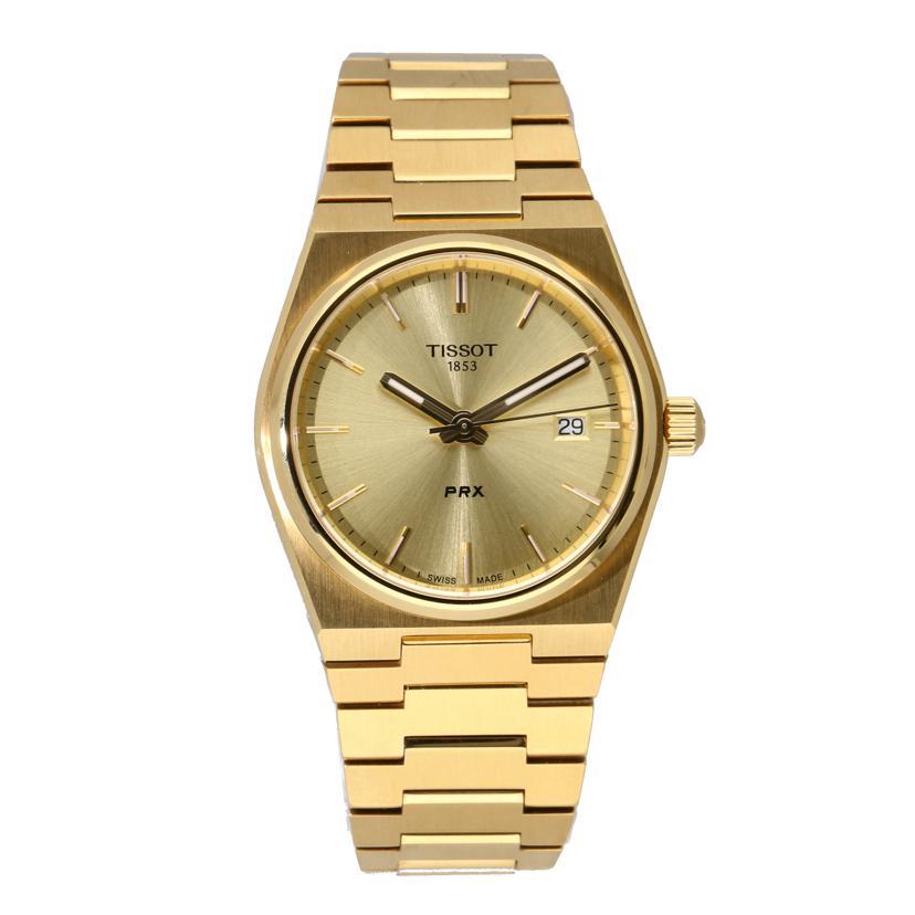 メンズ 稼働品 TISSOT PRX クォーツ 腕時計 SS T137210A デイト