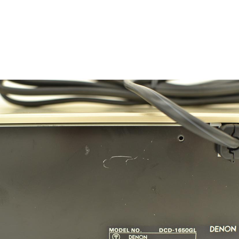 DENON/CDプレイヤー/DCD-1650GL/3031509715/Bランク/75【中古】 DENON DENON/CDプレイヤー/DCD-1650GL/3031509715/Bランク/75