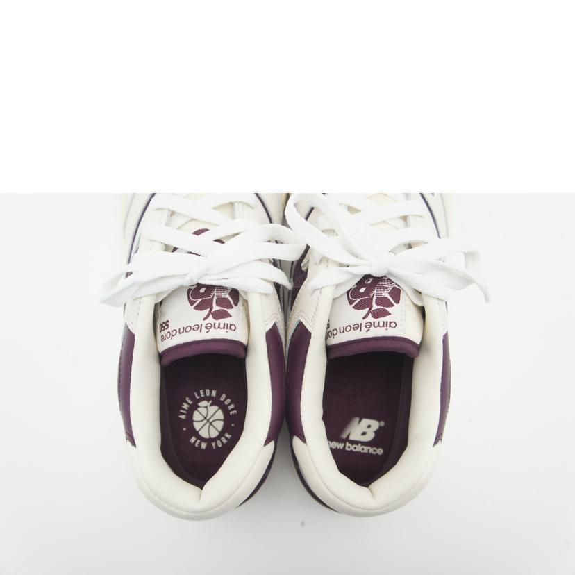NB ニューバランス/エメレオンドレ×550/ホワイト/パープル/BB550AR1/サイズ:27cm/Aランク/75【中古】 New Balance（ニューバランス） NB ニューバランス/エメレオンドレ×550