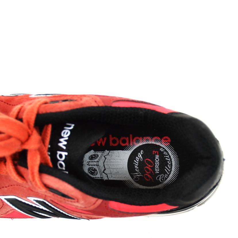 NB/990V3/レッド/ABランク/75【中古】 : ワンダーレックスヤフー店