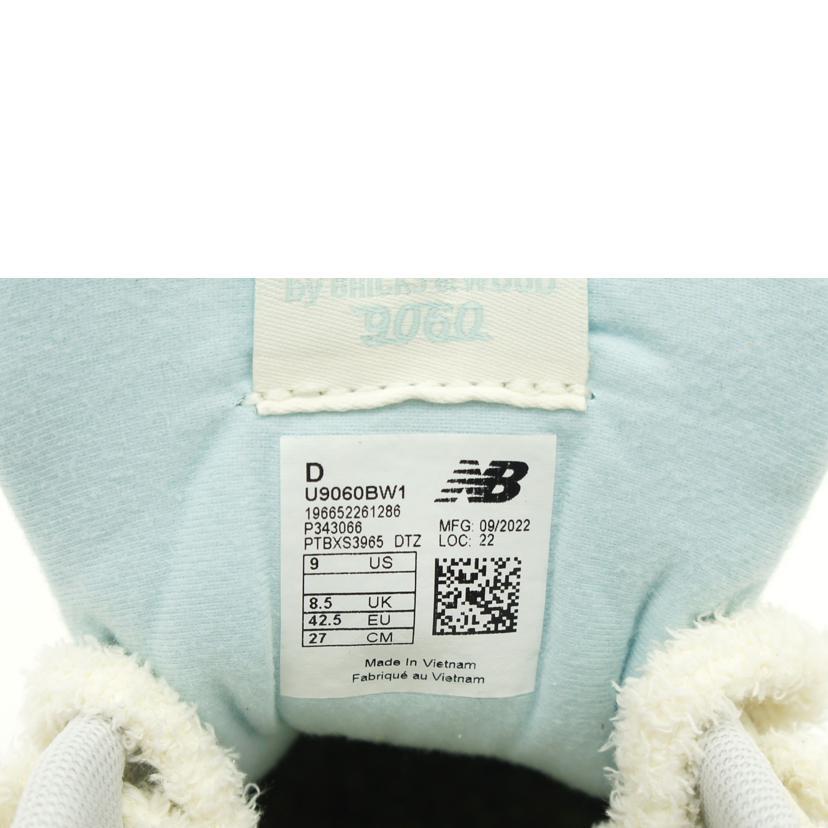 NB ニューバランス/ブリックスアンドウッド×9060/アンゴラ/U9060BW1/サイズ:27cm/Aランク/75【中古】 New Balance（ニューバランス） NB ニューバランス/ブリックスアンド