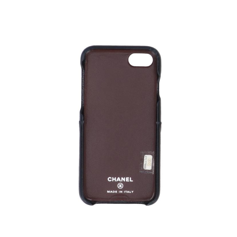 CHANEL シャネル/ココマークキャビアスキンスマホケース/iphone7/8/SE