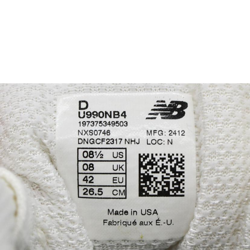New Balance（ニューバランス） ニューバランス/990V4/イエロー