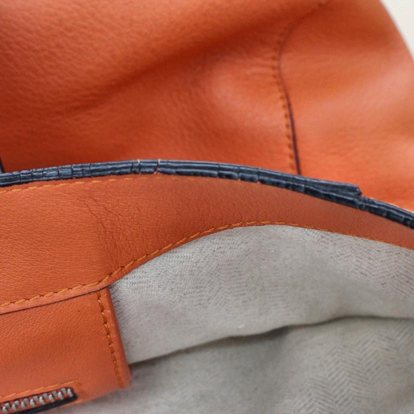 LOEWE ロエベ/イーストウエストショッパートート/オレンジ/061