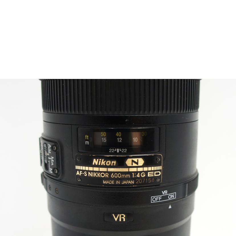 Nikon ニコン/交換レンズ/AF-S 600/4G ED VR/207154/Bランク/75【中古】 Nikon ニコン/交換レンズ/AF-S 600/4G ED VR/207154/Bランク/75【中古