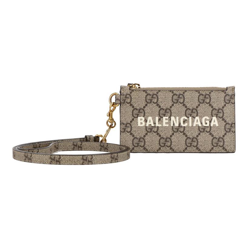 GUCCI×BALENCIAGA グッチ×バレンシアガ/ザ ハッカーGGスプリームフラグメントケース/Aランク/75【中古】 GUCCI×BALENCIAGA グッチ×バレンシアガ/ザ ハッカーGGスプリーム