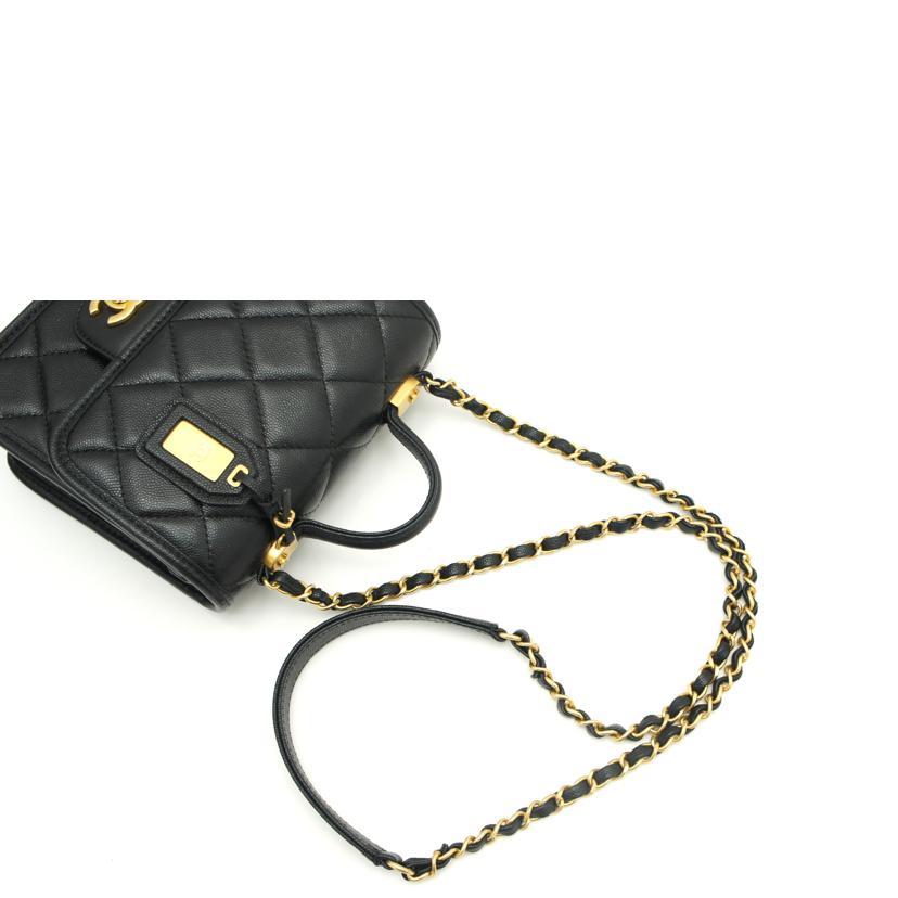 CHANEL シャネル/ココマークキャビアスキン2WAYハンド/C52*****/Aランク/75【中古】の画像