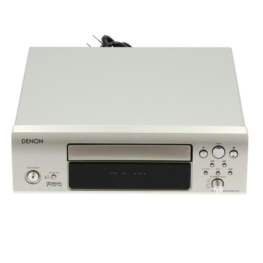 DENON デノン DRR-F102 カセットデッキ 動作品 DENONデノン/カセットデッキ/efシリーズ/DRR-F102/6060100383/Bランク