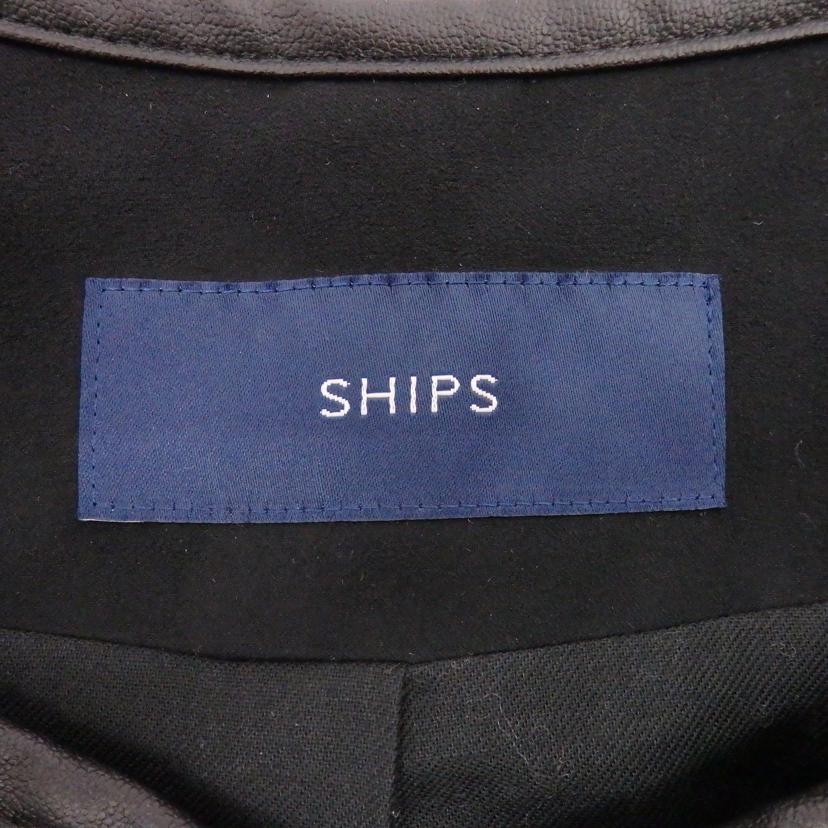 SHIPS（シップス） シップス/パイピングボアコート ドロップショルダー